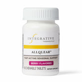 Integrative Therapeutics envase AllQlear frente mostrando diseño y beneficios rápidos