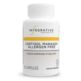 Integrative Therapeutics envase frontal mostrando nombre y beneficio de equilibrio del cortisol