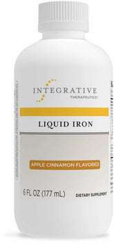 Integrative Therapeutics botella frontal mostrando envase y sabor manzana-canela