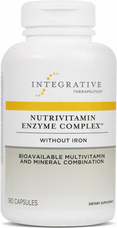 Integrative Therapeutics envase frontal que muestra 180 cápsulas y beneficios