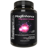 Intelligent Labs envase frontal mostrando MagEnhance y apoyo para el sueño