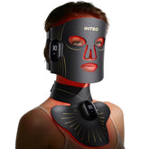 INTEO vista frontal de la máscara mostrando la cobertura completa y diseño ergonómico