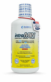 IntraMin botella frontal mostrando etiqueta clara y beneficios de absorción