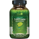 Irwin Naturals frasco delante que muestra la fórmula para equilibrio del ánimo