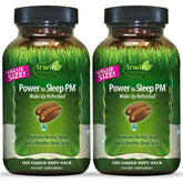 Irwin Naturals frente del empaque mostrando 120 soft-gels y beneficios visibles
