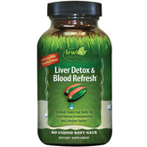 Irwin Naturals frente del envase mostrando presentación y beneficio detox
