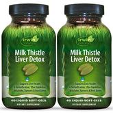 Irwin Naturals vista frontal del envase mostrando producto y beneficios