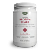 Isagenix IsaLean empaque frontal mostrando etiqueta y sabor fresa, destaca ingredientes limpios