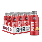Isopure botella frontal Alpine Punch mostrando etiqueta y beneficio proteico
