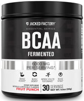 Jacked Factory frasco frontal mostrando diseño y 30 servicios, ideal para recuperación