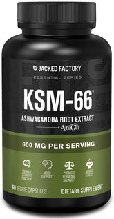 Jacked Factory paquete frontal mostrando la marca y dosificación, confianza en calidad