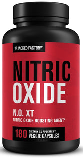 Jacked Factory envase frontal mostrando producto y beneficio de bombas musculares