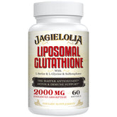 Jagielolia frasco frontal mostrando etiqueta y cantidad de softgels