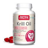 Jarrow Formulas frente del envase muestra sello y beneficio omega-3