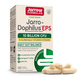 Jarrow Formulas frasco Jarro-Dophilus mostrando etiqueta clara y beneficios