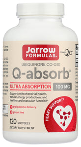 Jarrow Formulas frasco frontal mostrando 120 cápsulas y beneficios de absorción
