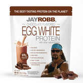 Envase frontal JAYROBB chocolate 5 lb mostrando marca y tamaño, ideal para suministro prolongado