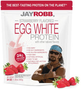 JAYROBB envase frontal sabor fresa mostrando etiqueta y beneficios claros