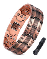 Jecanori pulsera frente y empaque mostrando presentación premium