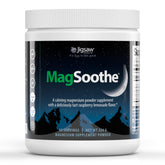 Jigsaw Health tarro frontal mostrando MagSoothe, brinda calma y conveniencia