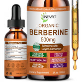 JINGYAT envase frontal de berberina 500mg, formato líquido fácil de tomar
