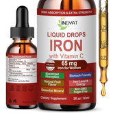 JINGYAT envase frontal mostrando dosis y 65 mg de hierro, comodidad diaria