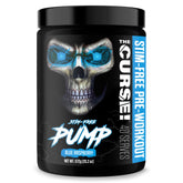 JNX SPORTS envase frontal con sabor blue raspberry, destaca claridad de fórmula