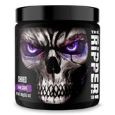 JNX SPORTS The Ripper! vista frontal del envase muestra sabor uva oscura y beneficios