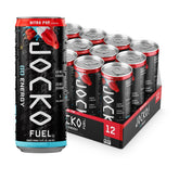 Jocko Fuel frontal de la lata mostrando etiqueta clara y energía inmediata