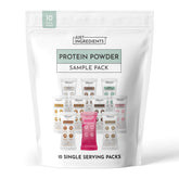 JUST INGREDIENTS frente del pack mostrando 10 sobres y beneficio de portabilidad