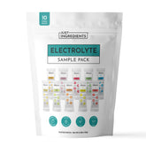 JUST INGREDIENTS envase frontal mostrando 10 sobres y beneficios naturales