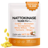 JYVGNLXS frontal del envase mostrando nattokinase y beneficios