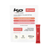 k2o frente del empaque mostrando 20 sobres y sabor watermelon lime
