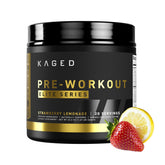 Kaged presentación frontal del envase mostrando diseño y sabor Strawberry Lemonade