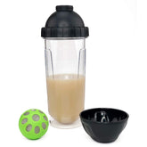 Kavafied AluBall Pro vista frontal con tapa vaso, preparación rápida y portátil