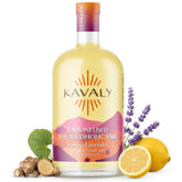 Kavaly botella vista frontal mostrando diseño y capacidad 750 ml, ideal para barras sin alcohol
