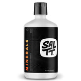 Keto Chow envase SALTT Minerals Drops al frente mostrando tamaño y uso práctico