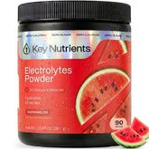 KEY NUTRIENTS envase frontal sabor sandía mostrando beneficios de hidratación