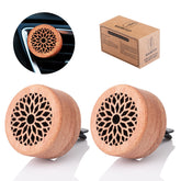 KILOSTEP difusor frente mostrando diseño floral y clip, aporta aroma inmediato