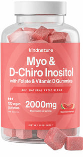 kindnature frasco frontal mostrando 120 gomitas y etiqueta clara