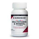 Kirkman frasco frontal mostrando presentación de 120 cápsulas y beneficio de apoyo nutricional