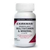 Kirkman vista frontal del empaque que muestra la formulación completa y beneficios