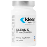 Klean Athlete frasco frontal mostrando etiqueta limpia y certificación