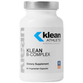 Klean Athlete envase frontal mostrando Klean B-Complex y beneficio de energía