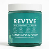 KLUNIZ frasco frontal de Revive Hair Gummies mostrando diseño y cantidad