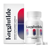 Korglutide vista frontal del envase mostrando presentación y beneficio