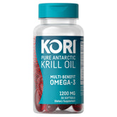 Kori Krill frontal del envase mostrando diseño y beneficio de absorción