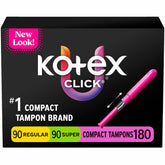 Kotex empaque frontal mostrando multipack y beneficios visibles