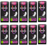 Kotex empaque frontal mostrando pack de 16 unidades y ventaja de protección