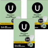 Kotex empaque frontal mostrando 192 protectores, comodidad y cantidad
